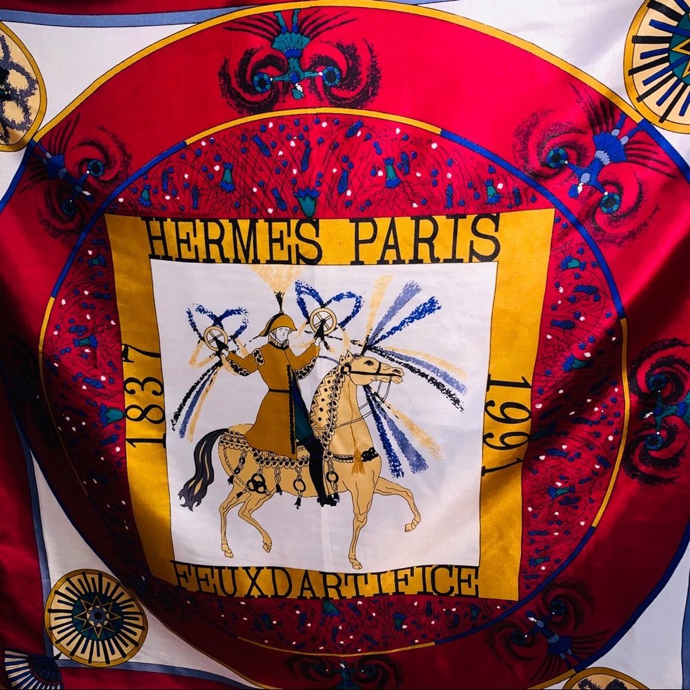 Hermès Paris silk scarf